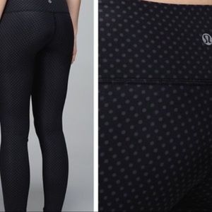 Lululemon Black Polka Dot Leggings